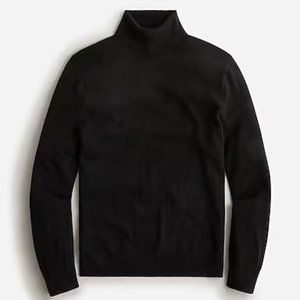 J. Crew Black Cashmere Turtleneck Size XS Extra Small Excellent Condition